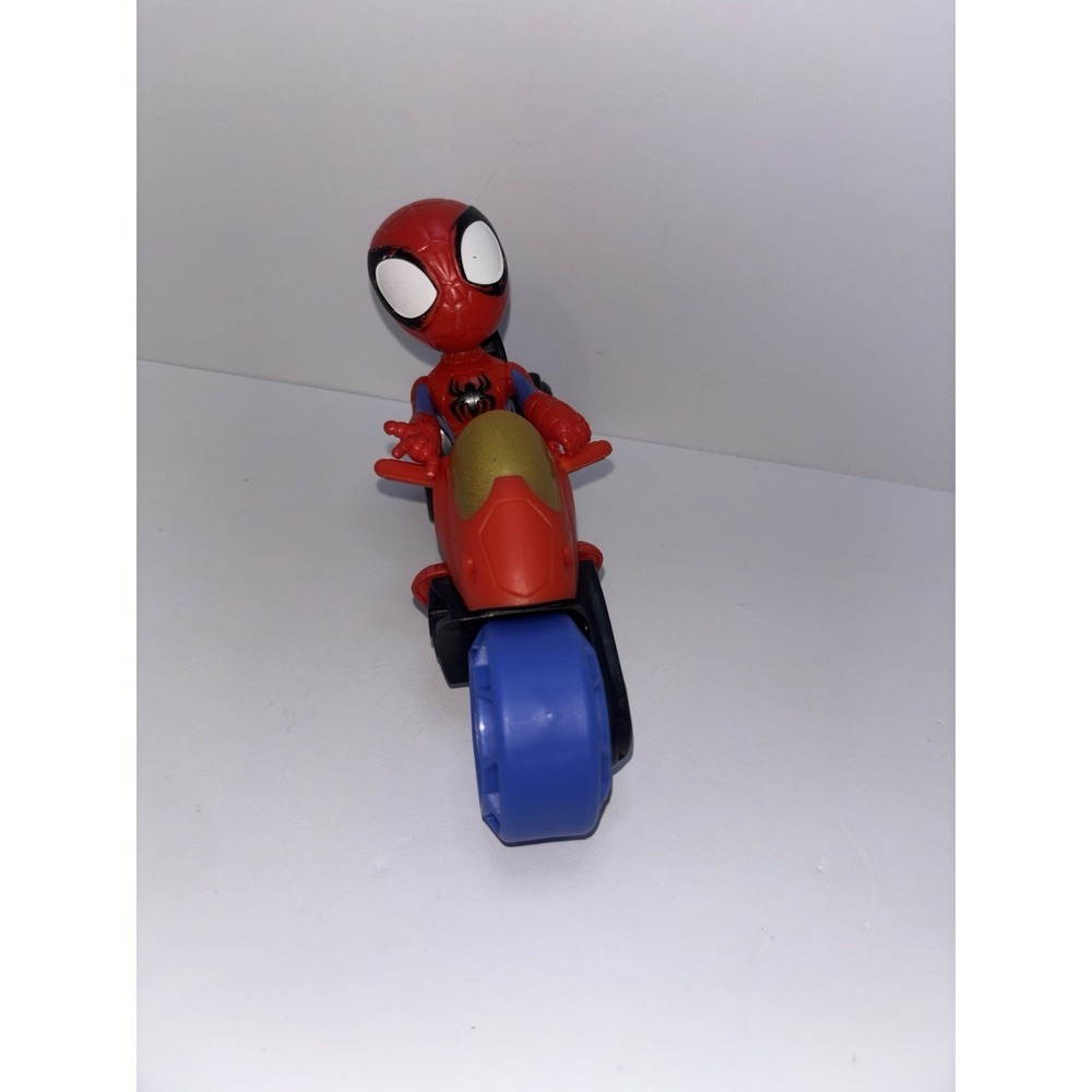 Marvel Spidey and His Amazing Friends Spidey Action Figure & Motorcycle